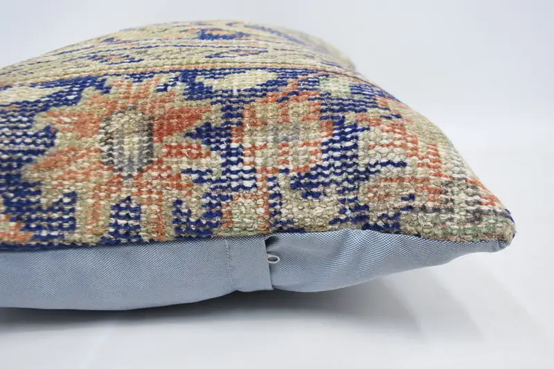 Seat Pillow Case, Home Decor Pillow, Pillow, Turkish Pillow, Tapestry Cushion Cover, 20x28 Orange Cushion Case, Kilim Pillow Cover - 5