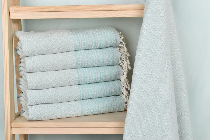 Gifts For Him, 70x36 Cotton Striped Towel, Beach Towel Gift, Organic Towel, Wedding Gift Ideas, Sand-resistant towel, Turkish Bath Towel Set - 2