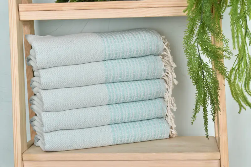 Gifts For Him, 70x36 Cotton Striped Towel, Beach Towel Gift, Organic Towel, Wedding Gift Ideas, Sand-resistant towel, Turkish Bath Towel Set - 1