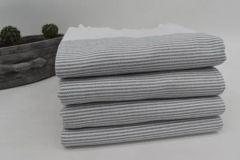 Pool Towels, Bachelorette Gifts, Cotton towel, Turkish beach towel, Scarf Towel, 70x40 Cotton Striped Towel, Wedding Gift For Bride, Towel With Name - 6