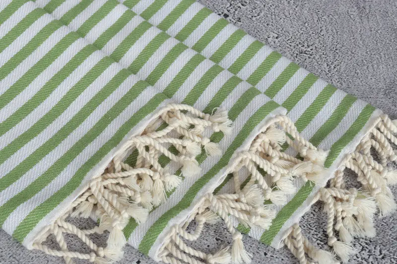 Bathroom Towels, Personalized Gift, Turkish Tea Towel, Turkish Towel Monogram, Gift For Her, 40x18 Cotton Striped Towel, Guest Towel, Gift For Bride - 5
