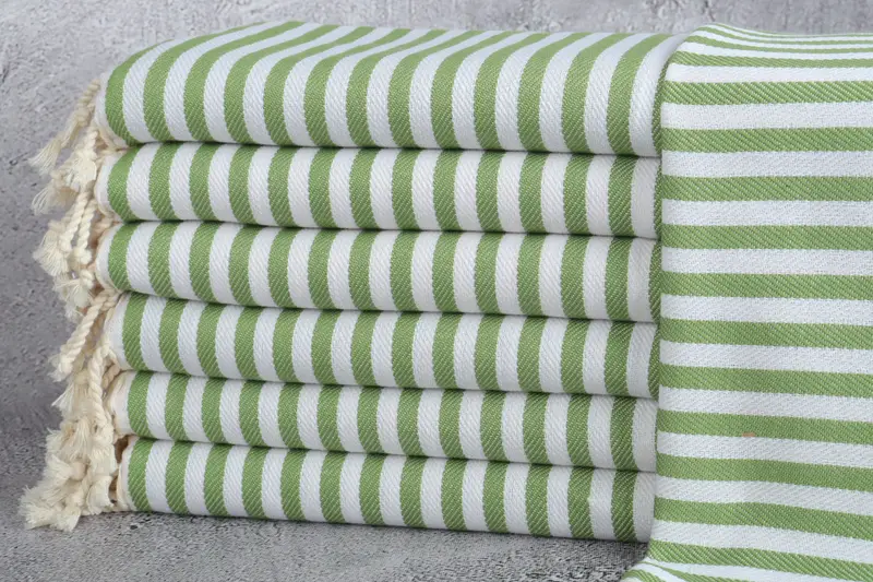Bathroom Towels, Personalized Gift, Turkish Tea Towel, Turkish Towel Monogram, Gift For Her, 40x18 Cotton Striped Towel, Guest Towel, Gift For Bride - 1