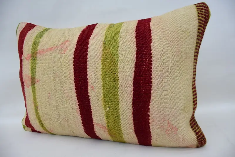 Cushion Case, Square Throw Pillow Case, Pillow for Sofa, Home Decor Pillow, Customized Pillow, Boho Pillow Sham Cover, 16x24 Beige Pillow Sham - 3