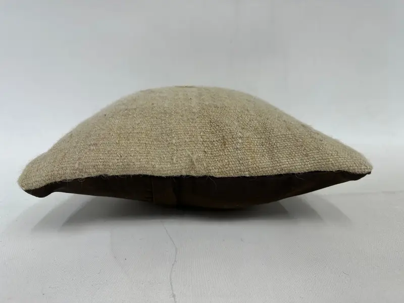 Interior Designer Pillow, 12x12 Beige Pillow Sham, Pillow Sham, Ottoman Cushion Case, Luxury Pillow Case, Kilim Cushion Sham, Boho Pillow - 5