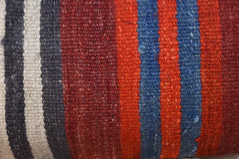 Bolster -Wurfkissen -Hülle, 12x24 Rote Kissengehäuse, Boho -Kissenscheinabdeckung, Vintage -Kissen, Kissenbezug, antike Kissen - 3