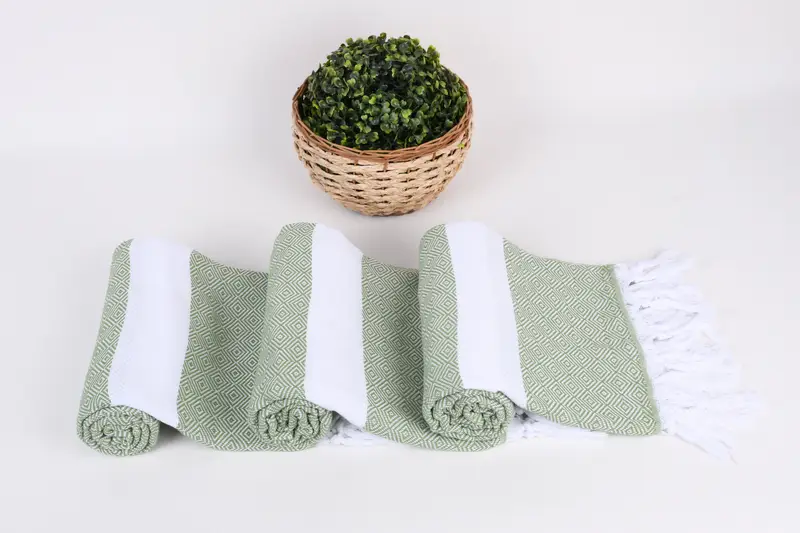 Bridal Shower Favors, Turkish Bath Towel Set, Thin towel, Towel With Name, Pool Towels, 70x40 Cotton Diamond Towel, Home Gift, Bridesmaid Gift Towel - 8