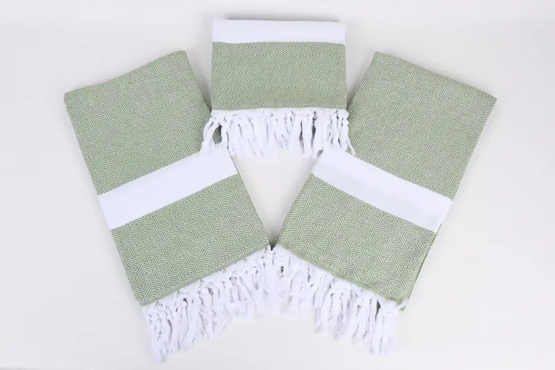 Bridal Shower Favors, Turkish Bath Towel Set, Thin towel, Towel With Name, Pool Towels, 70x40 Cotton Diamond Towel, Home Gift, Bridesmaid Gift Towel - 6