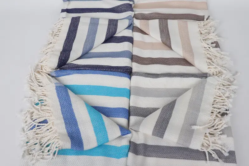 Bachelor Towel, Bachelor Party Favors, 68x40 Cotton Striped Towel, Large Turkish Towel, Custom Beach Towel, Cotton towel, Eco-Friendly Turkish Towel - 5