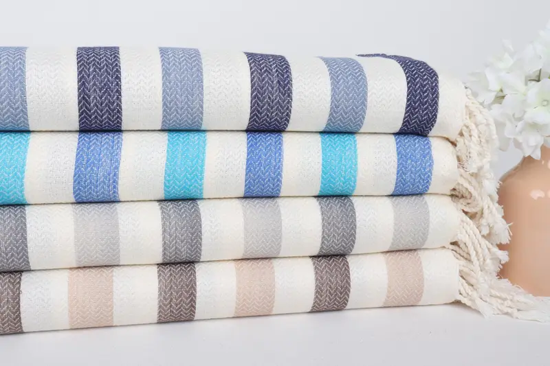 Bachelor Towel, Bachelor Party Favors, 68x40 Cotton Striped Towel, Large Turkish Towel, Custom Beach Towel, Cotton towel, Eco-Friendly Turkish Towel - 2