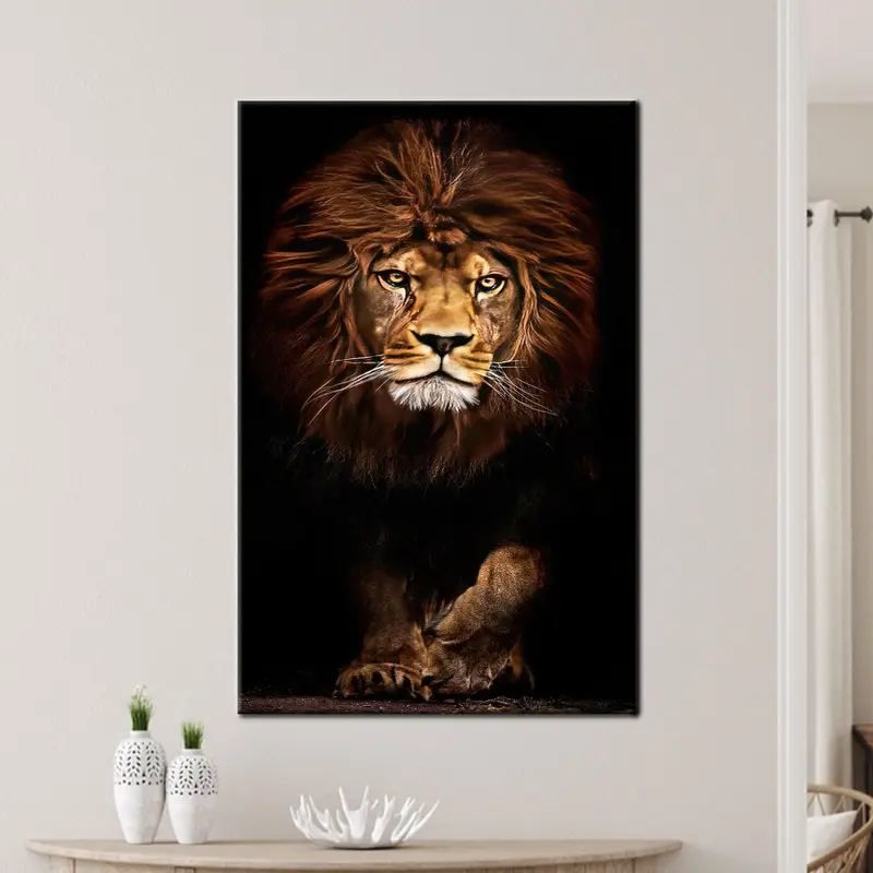 野生動物キャンバス: あなたの男の洞窟のための現代野生動物アート