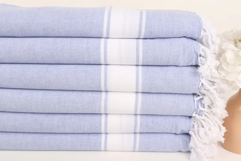 Turkish bath towel, Kids Beach Towel, Monogram Towels, Bath towel, Lightweight Turkish towel, 70x40 Cotton Striped Towel, Merry Christmas Gifts - 3