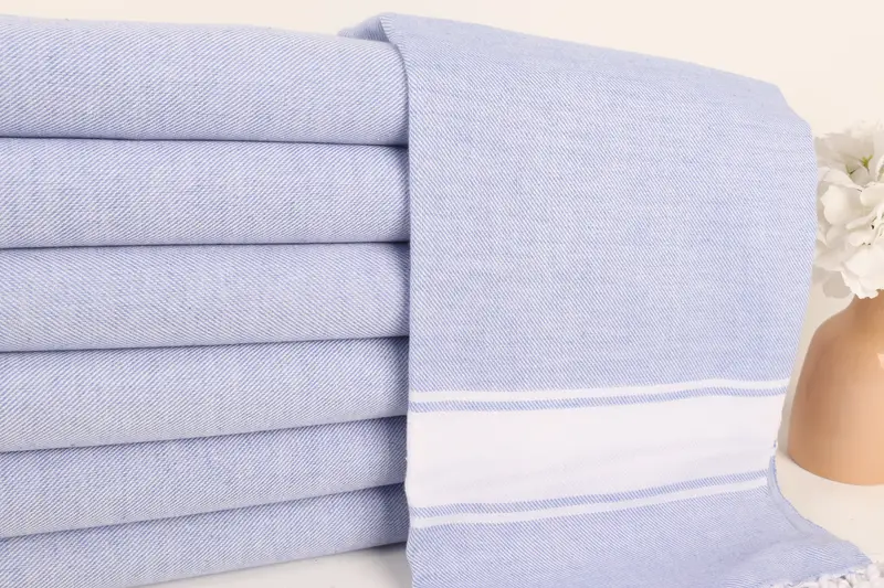 Turkish bath towel, Kids Beach Towel, Monogram Towels, Bath towel, Lightweight Turkish towel, 70x40 Cotton Striped Towel, Merry Christmas Gifts - 2