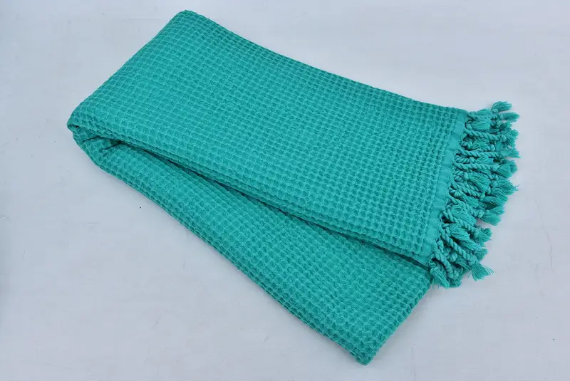 Fouta towel, Beach Towel Bulk, 68x36 Cotton Waffle Towel, Quick-Dry Beach Towel, Best Friend Wedding Gift, Personalized Gift For Him - 5