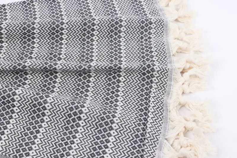 Turkish Towel Beach, Travel towel, Bachelor Gift, Personalized Bridesmaid Gift, Turkish fouta towel for outdoor use, 70x38 Cotton Diamond Towel - 8