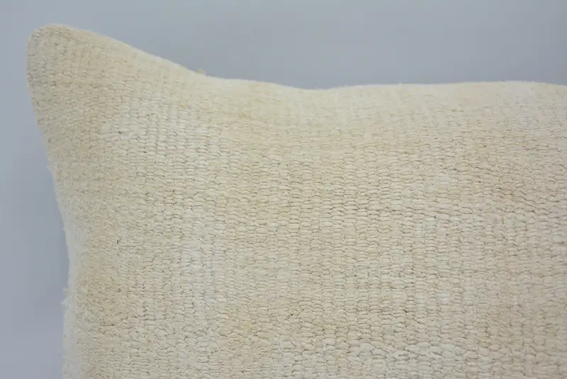 Pillow Sham, Interior Designer Pillow, Vintage Kilim Throw Pillow, Kilim Pillow Cover, 12x20 Beige Cushion Cover, Tapestry Pillow Cover - 2