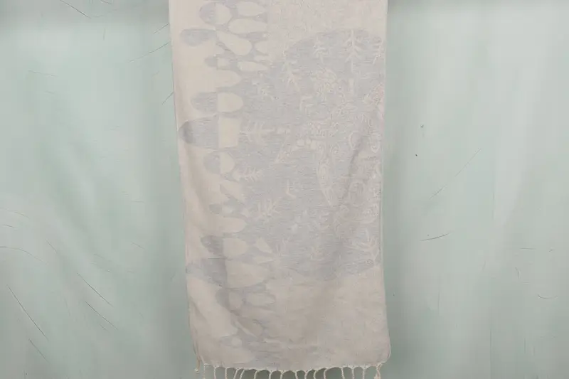 Personalized Dish Towel Turtle Design Hand Towel, 18x36 Inches, Light Gray Organic Cotton/Linen