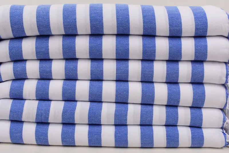 Monogramm Strandtuch, umweltfreundliches türkisches Peshtemal-Handtuch, 68x36 Baumwollstreifentuch, gestickte Handtuch, Brautdusche Gunst, leichtes Handtuch - 3