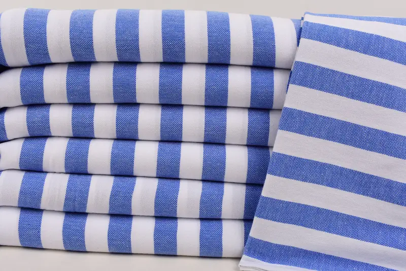 Monogramm Strandtuch, umweltfreundliches türkisches Peshtemal-Handtuch, 68x36 Baumwollstreifentuch, gestickte Handtuch, Brautdusche Gunst, leichtes Handtuch - 2
