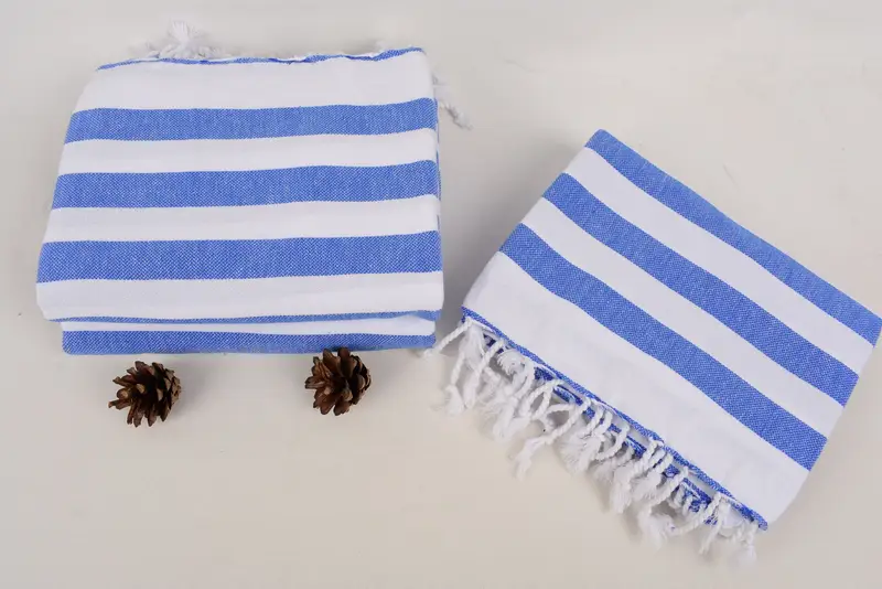 Monogramm Strandtuch, umweltfreundliches türkisches Peshtemal-Handtuch, 68x36 Baumwollstreifentuch, gestickte Handtuch, Brautdusche Gunst, leichtes Handtuch - 8