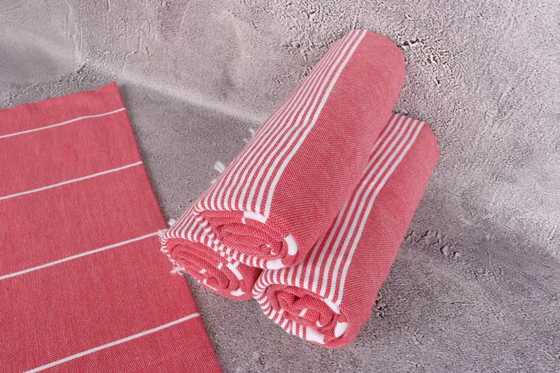 Maid Of Honor Gift, Best Friend Wedding Gift, Bridesmaid Gifts, Best Wedding Gift, Luxury towel, Peshtemal Towel, 70x40 Cotton Striped Towel - 8
