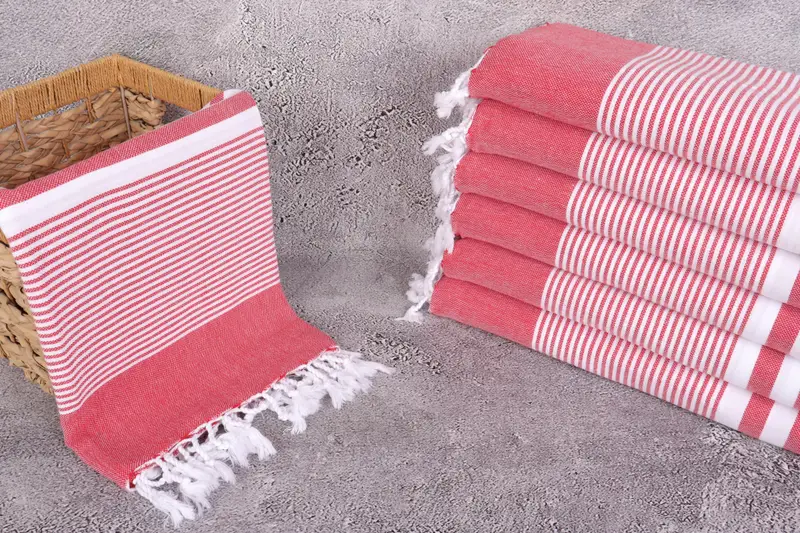 Maid Of Honor Gift, Best Friend Wedding Gift, Bridesmaid Gifts, Best Wedding Gift, Luxury towel, Peshtemal Towel, 70x40 Cotton Striped Towel - 3
