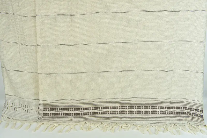 Valentine Day Gift For Her, Custom Blanket, Bachelorette Party Favors, Bedspread, Personalized Bridesmaid Gift, 96x94 Linen Striped Towel - 7
