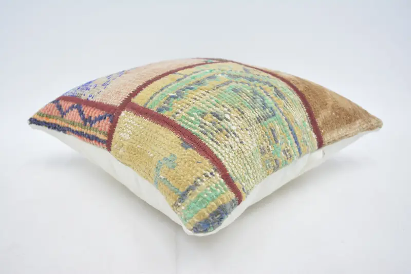 16x16 Brown Cushion Cover, Pillow for Sofa, Antique Pillows, Cushion Cover, Vintage Kilim Pillow, Handwoven Pillow Cover Cushion, Accent Cushion - 6