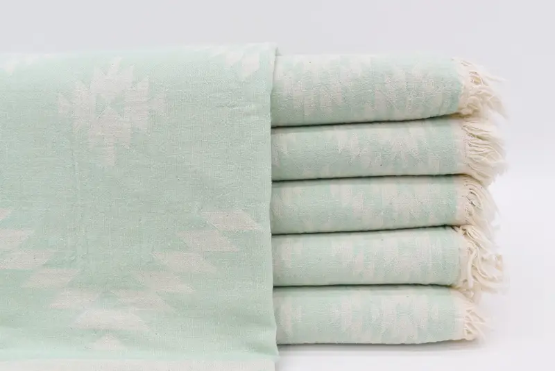 Oversized Beach Towel, 70x36 Cotton Kilim Towel, Beach towel, Custom Name Towel, Wedding Gift Ideas, Bridesmaid Gifts, Bridal Shower Favors - 1