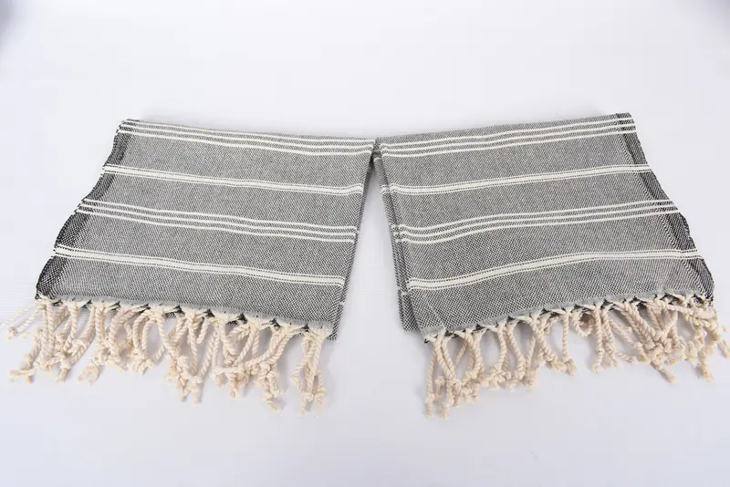 38x24 Cotton Striped Towel, Custom Wedding Gift From Bridesmaid, Wedding Favors, Best Friend Gift Ideas, Personalized Gift, Monogram Hand Towel - 6