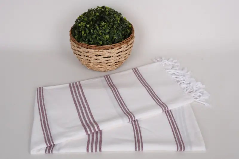 Bachelor Party Gifts, Best Friend Gift, Large Turkish Towel, 70x40 Cotton Striped Towel, Holiday Towel, Spa Gift Towel, Personalized Bridesmaid Gift - 4