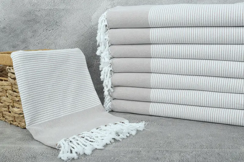 Personalized Towel, Bachelor Towel, Guest Towel, Luxury towel, 70x36 Cotton Striped Towel, Bachelor Party Favors, Personalized Turkish Towel - 3