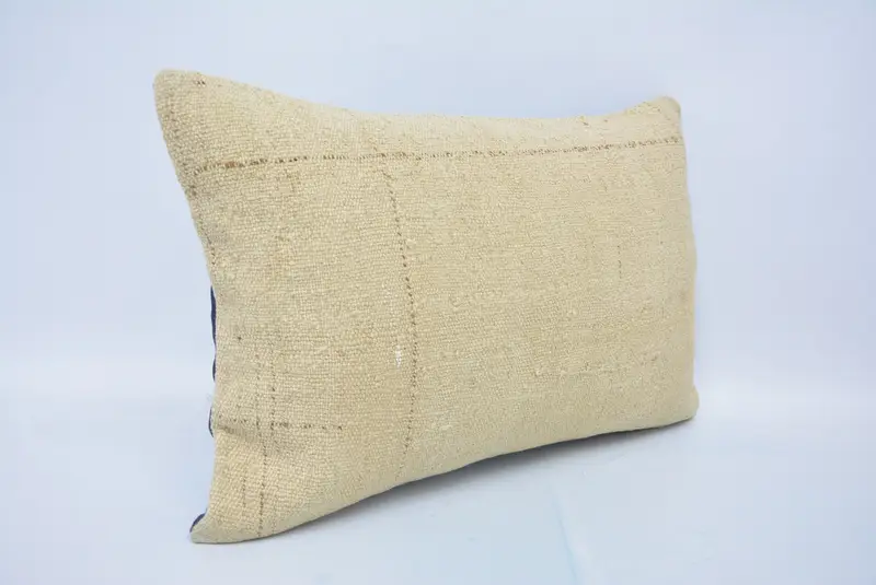 Kilim Pillow Cover, Custom Cushion, Handmade Kilim Cushion, Cushion Cover, Authentic Cushion Cover, Turkish Kilim Pillow, 16x24 Beige Cushion Cover - 3