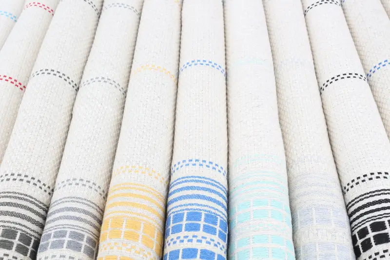 40x20 Linen Striped Towel, Valentine Day Gift For Her, Personalized Hand Towel, Personalized Dish Towel, House Warming Gift, Custom Hand Towel - 5