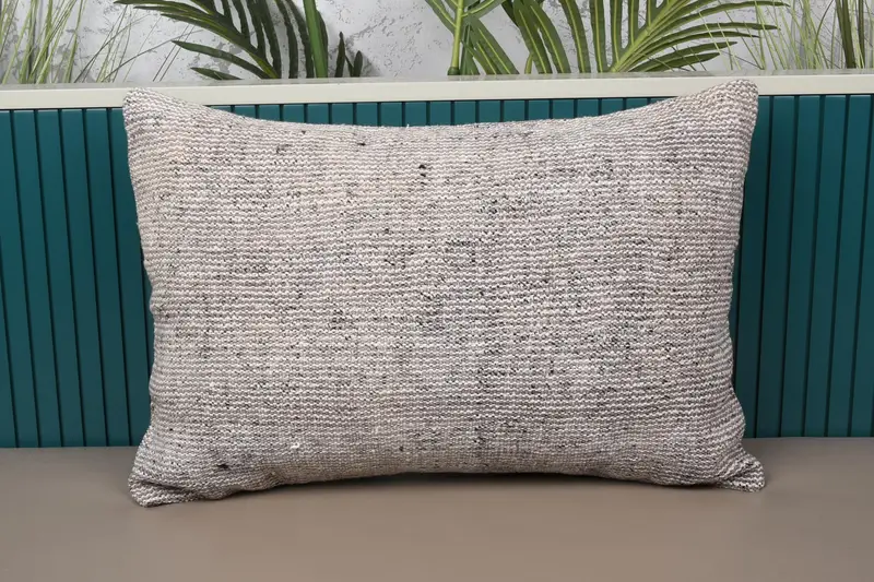 Beige 40x60 cm Throw Cushion Cover, Sofa Antique Pillowcase - 1
