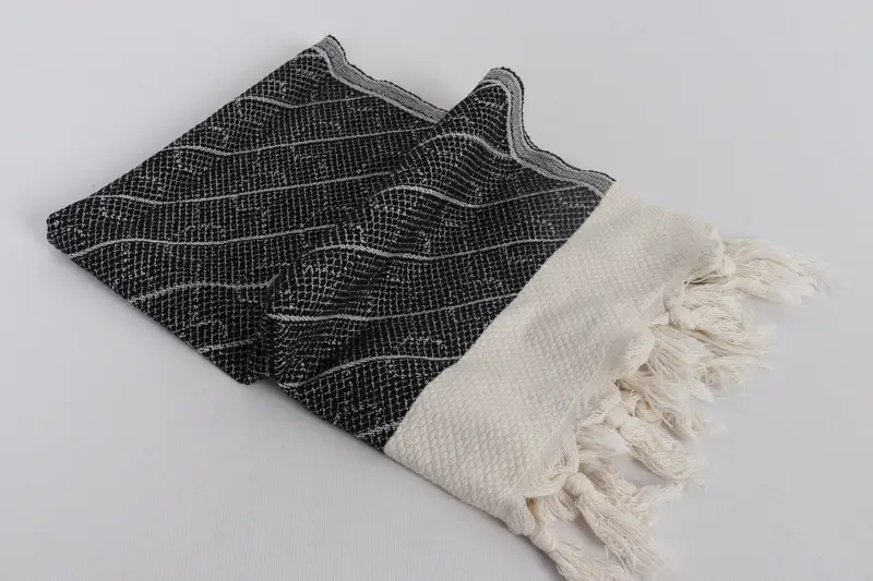 Embroidery Towels, 36x18 Cotton Geometric Towel, Summer Gift, Wedding Hand Made Gift, Turkish Hand Towel, Personalized Gift, Small Bath Towels - 6