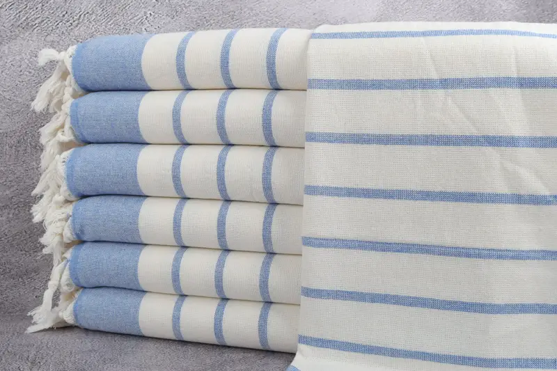 Personalize Gift, Personalized Hand Towel, Spa Towel, Beach Wedding Favor, Monogram Kitchen Towel, Turkish Hand Towel, 36x18 Cotton Striped Towel - 1
