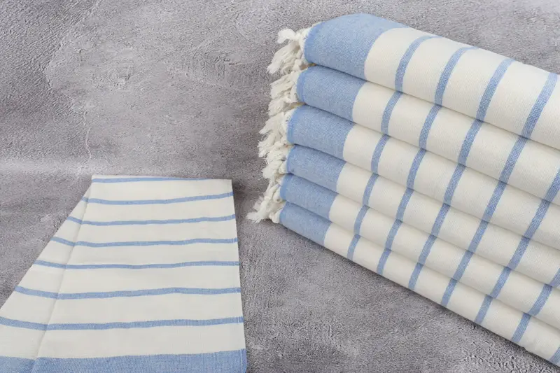 Personalize Gift, Personalized Hand Towel, Spa Towel, Beach Wedding Favor, Monogram Kitchen Towel, Turkish Hand Towel, 36x18 Cotton Striped Towel - 2