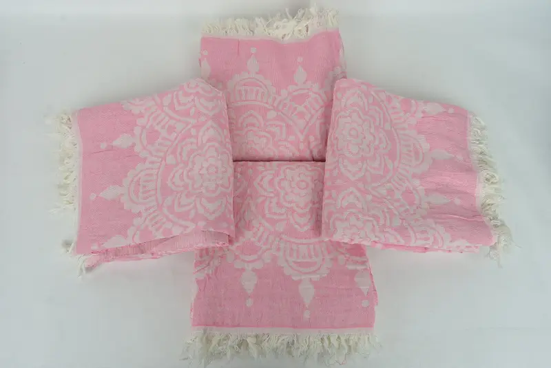 Bachelor Towel, Turkish beach towel, 74x36 Cotton Floral Patterned Towel, Baby Boy Gift, Bath towel, Summer Gift Ideas, Large Turkish Towel - 7