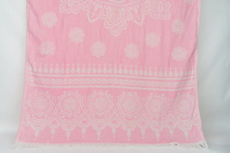Bachelor Towel, Turkish beach towel, 74x36 Cotton Floral Patterned Towel, Baby Boy Gift, Bath towel, Summer Gift Ideas, Large Turkish Towel - 1