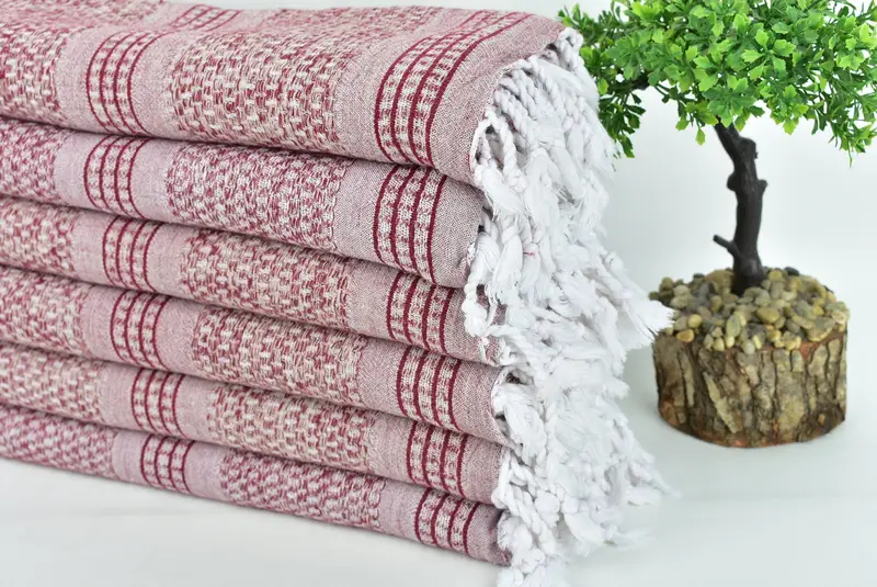 Gift For Wedding Day, 70x36 Linen Striped Towel, Wedding Gift Ideas, Bachelorette Party Gifts, Best Friend Gift, Turkish bath towel, Guest Towel - 3