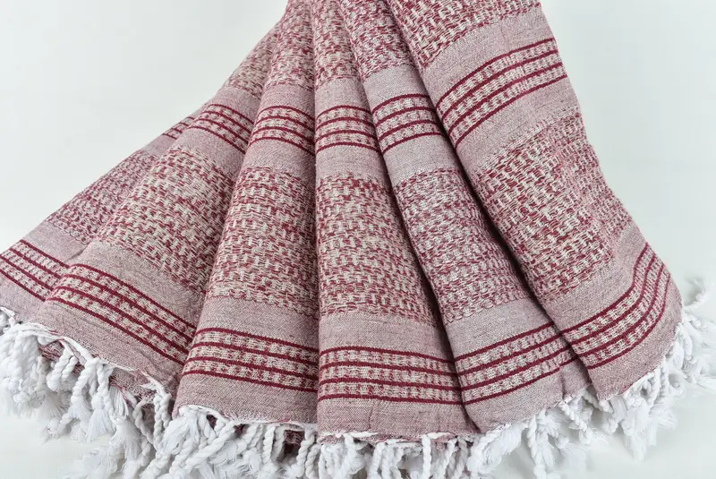 Gift For Wedding Day, 70x36 Linen Striped Towel, Wedding Gift Ideas, Bachelorette Party Gifts, Best Friend Gift, Turkish bath towel, Guest Towel - 4