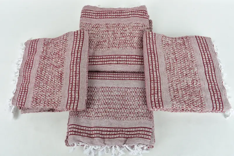 Gift For Wedding Day, 70x36 Linen Striped Towel, Wedding Gift Ideas, Bachelorette Party Gifts, Best Friend Gift, Turkish bath towel, Guest Towel - 6