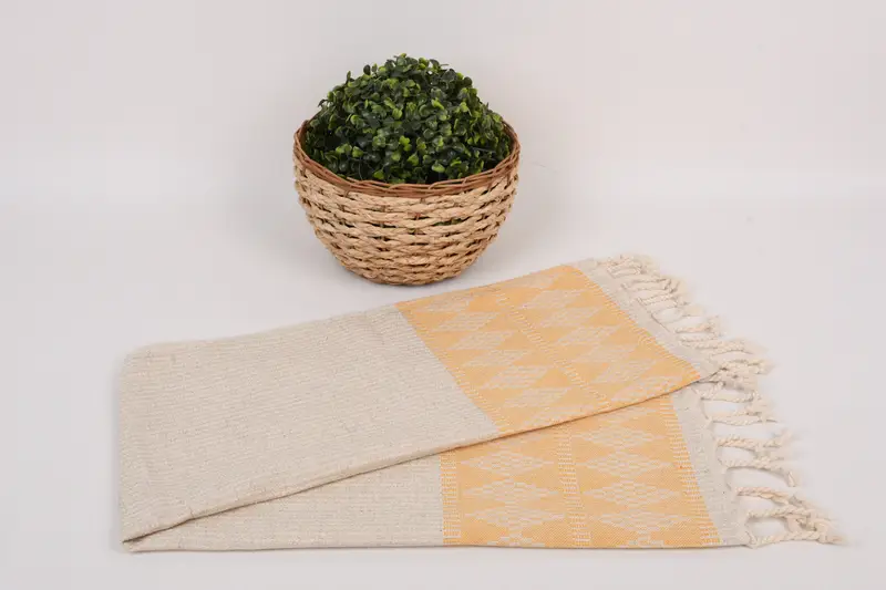 40x20 Leinen Kilim Designtuch, türkisches Handtuch Handtuch, Spahandtuch, personalisiertes Geschirrtuch, Reisehandtuch, Hauswärmegeschenk, Personalized Gift - 4