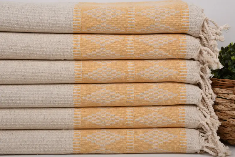 40x20 Leinen Kilim Designtuch, türkisches Handtuch Handtuch, Spahandtuch, personalisiertes Geschirrtuch, Reisehandtuch, Hauswärmegeschenk, Personalized Gift - 2
