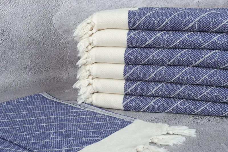 Wedding Gift Kitchen Towel, Personalize Gift, Personalized Gifts, Bridesmaid Gifts, Handmade Gift, 36x18 Cotton Geometric Towel, Monogram Hand Towel - 2