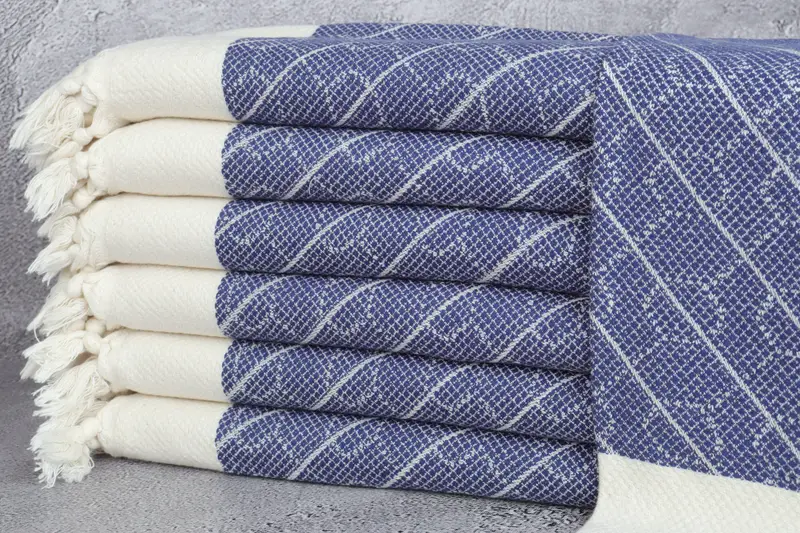 Wedding Gift Kitchen Towel, Personalize Gift, Personalized Gifts, Bridesmaid Gifts, Handmade Gift, 36x18 Cotton Geometric Towel, Monogram Hand Towel - 1