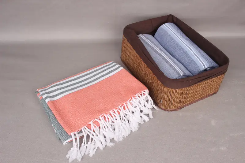 Lightweight towel, Best Friend Christmas Gift, Towel With Name, 68x40 Cotton Striped Towel, Turkish bath towel, Absorbent towel, Bachelorette Towel - 7