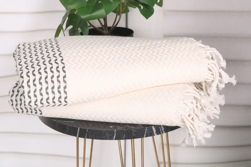 Yoga Towel, Embroidery Towels, Turkish Bath Towel Set, 76x40 Cotton Diamond Towel, Gift For Him, Holiday Towel, Wedding Gift, Sand-resistant towel - 3
