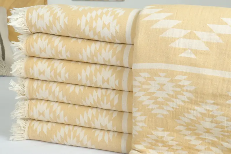 84x56 Cotton Kilim Towel, Gift For The Home, Bachelorette Gifts, Customized Turkish Blanket, Aesthetic Blanket, Wedding Favors, Tablecloth - 2