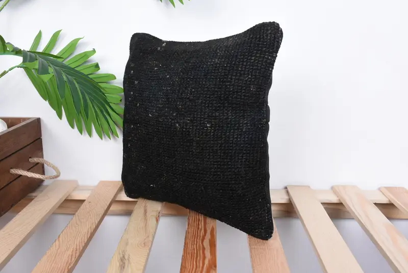 Boho Pillow, Pillow Case, Pastel Cushion Cover, Vintage Kilim Pillow, Oriental Cushion, 12x12 Brown Pillow Cover, Pillow for Couch - 5